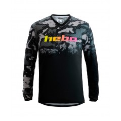HEBO Enduro cross offroad trial t-shirt PRO V CAMO JUNIOR HE2139N