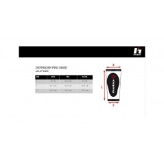 HEBO Rodillera DEFENDER PRO KNEE PAD 2.0 HE6347
