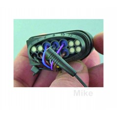 Micro barbed connection testing kit with silicone cable 609.01.79