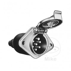 Trailer plug connector 7 poles screwed connection 24V 1467950