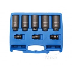 JMP Juego 8 llaves de vaso impacto bihexagonal 3/4 605.05.51