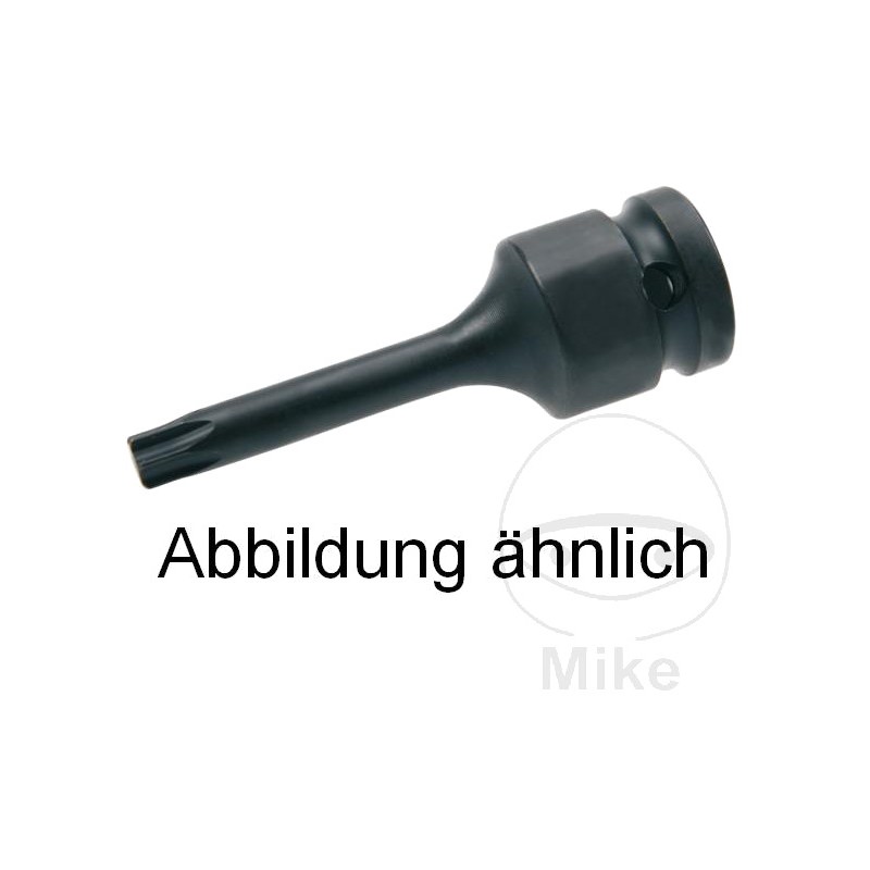 JMP Reinforced torx screwdriver bit 1/2 T40 75 MM 605.97.03