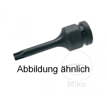 JMP Punta de destornillador torx reforzado 1/2 T50 75 MM 605.97.29