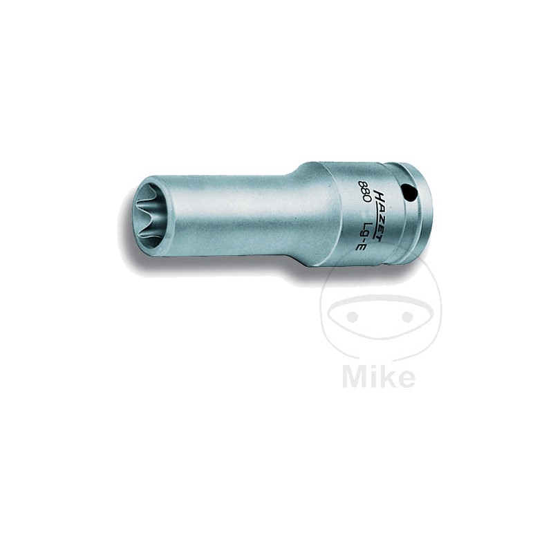 HAZET torx socket wrench 3/8 E8 65 MM 608.49.09