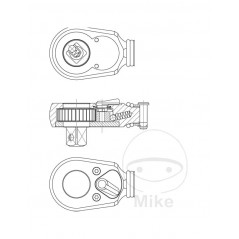 Kit recambios para llave carraca 8816G 8816P 605.73.92