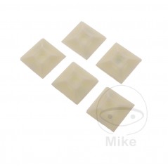 JMP Pack of 5 adhesive cable holders 27X27 158.03.86