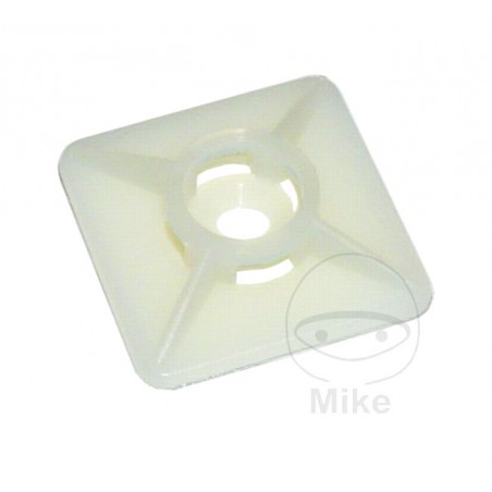 Pack of 100 adhesive support for cable ties 158.11.07
