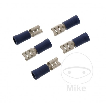 JMP Pack of 5 flat plug female cable connectors 1.5-2.5 4.8 MM ALTN: 1580823/772 158.02.25