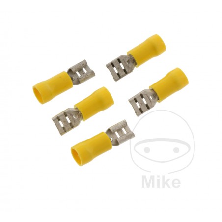 JMP Pack 5 conectores de cable hembra enchufe plano 4.0-6.0 6.3 MM ALTN: 1580814/775 158.02.33