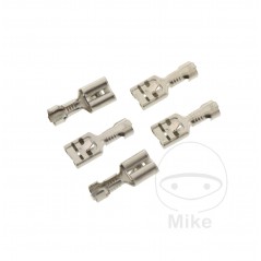 JMP Pack of 5 flat plug female cable connectors 1.0-2.5 6.3 MM ALTN: 1580832/781 158.02.48