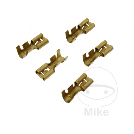 JMP Pack of 5 flat plug female cable connectors 2.5-6.0 6.3 MM ALTN:1580838/782 158.02.49