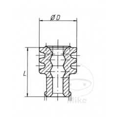 Cable connector sealing plug 1.0-1.5 MM ELA 158.35.09