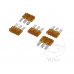 JMP Pack 5 fusibles planos enchufables MICRO 3 5A ALTN: 1490064 1490038