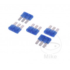 JMP Pack of 5 plug-in flat fuses MICRO 3 15A ALTN: 1490066 1490040