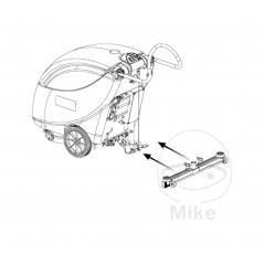 SCRUBTEC Barra de succión completa para fregasuelos profesional 343 E/B 343.2 E/ 665.01.00