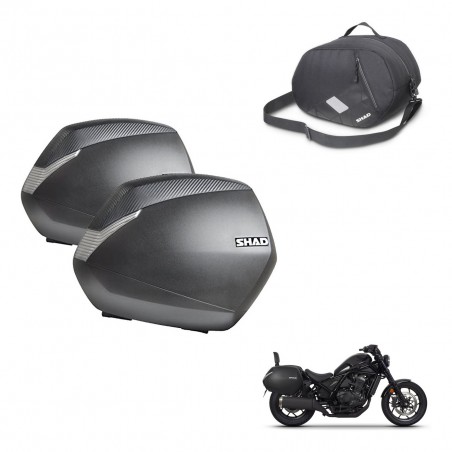 SHAD Maletas SH36 + herraje 3P bolsa interna KIT-434787