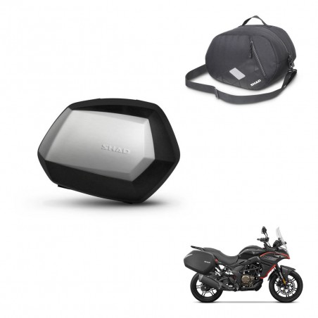 SHAD Maletas SH35 PREMIUM + herraje 3P bolsa interna KIT-434866