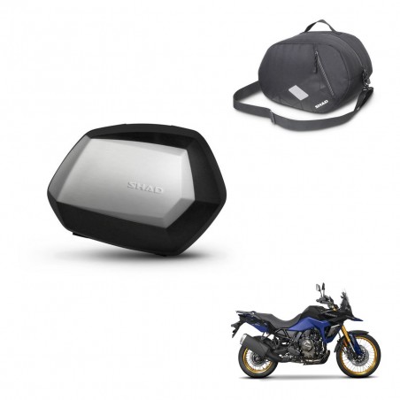 SHAD Maletas SH35 PREMIUM + herraje 3P bolsa interna KIT-434868