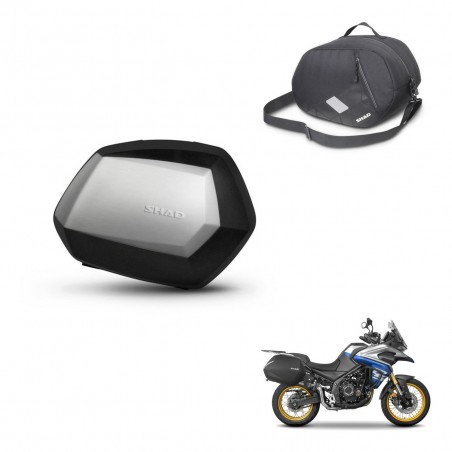 SHAD Maletas SH35 PREMIUM + herraje 3P bolsa interna KIT-434880