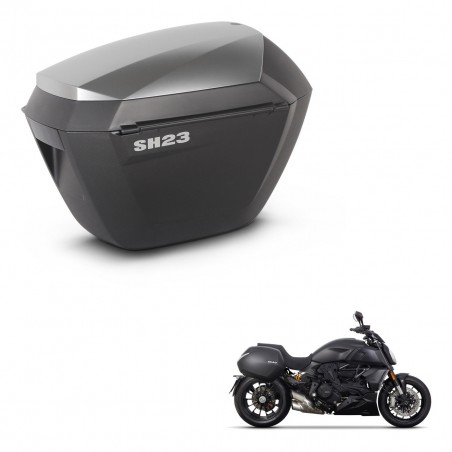 SHAD Maletas sh23 alu + herraje 3P KIT-434883