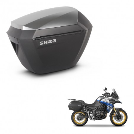 SHAD Maletas sh23 alu + herraje 3P KIT-434903