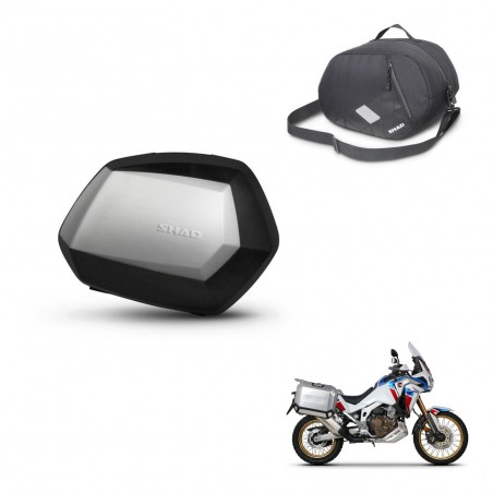 SHAD Maletas SH35 PREMIUM + herraje 4P bolsa interna KIT-435067