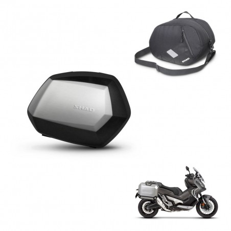 SHAD Maletas SH35 PREMIUM + herraje 4P bolsa interna KIT-435095