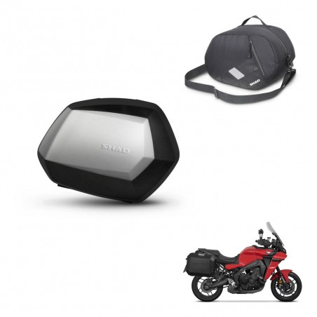 SHAD Maletas SH35 PREMIUM + herraje 4P bolsa interna KIT-435149