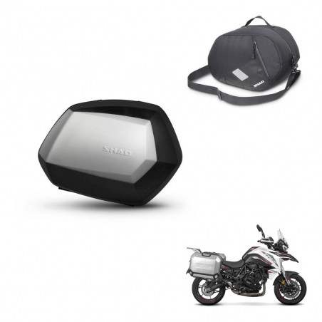 SHAD Maletas SH35 PREMIUM + herraje 4P bolsa interna KIT-435151