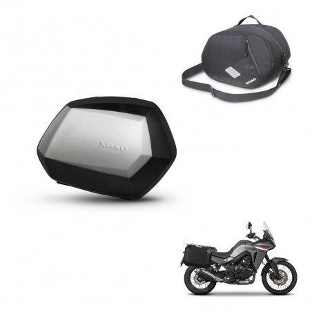 SHAD Maletas SH35 PREMIUM + herraje 4P bolsa interna KIT-435153