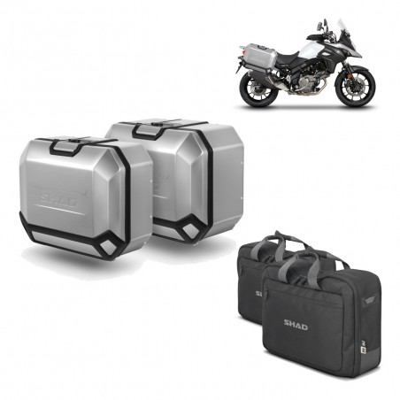 SHAD Maletas laterales + herraje 4P bolsa interna TR36 TR47 KIT-435224