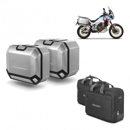 SHAD Maletas laterales + herraje 4P bolsa interna TR36 TR47 KIT-435228