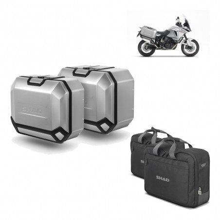 SHAD Maletas laterales + herraje 4P bolsa interna TR36 TR47 KIT-435240