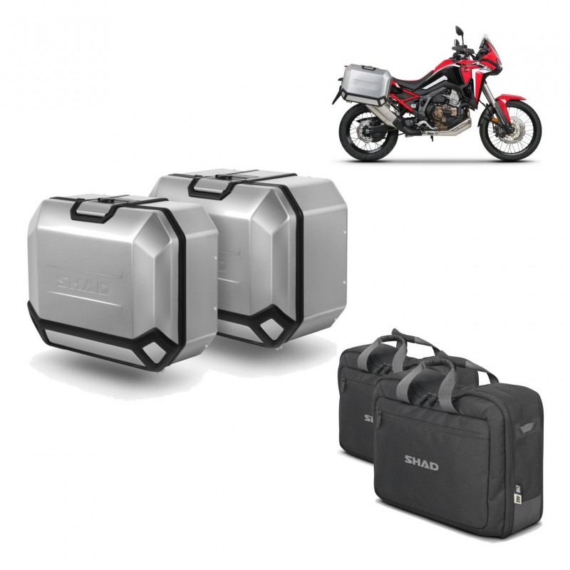 SHAD Maletas laterales + herraje 4P bolsa interna TR36 TR47 KIT-435254
