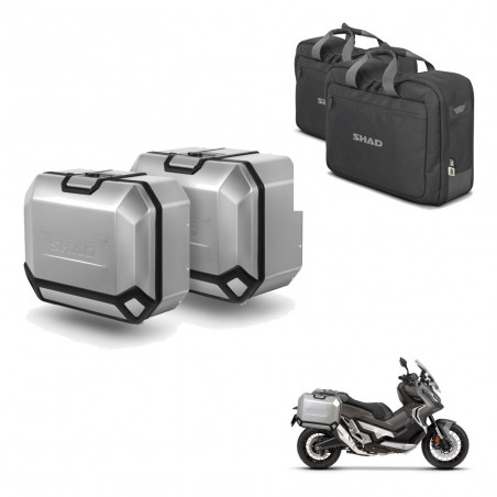 SHAD Maletas laterales + herraje 4P bolsa interna TR36 TR47 KIT-435278