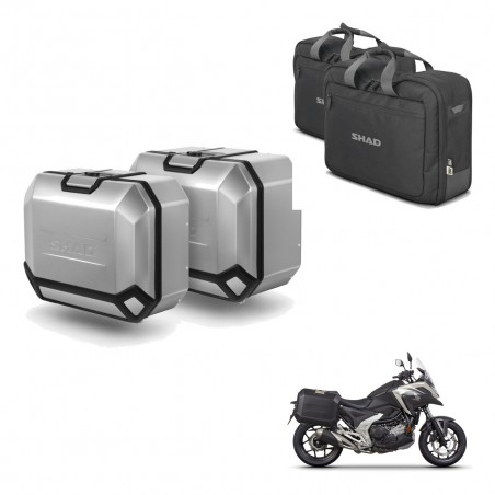 SHAD Maletas laterales + herraje 4P bolsa interna TR36 TR47 KIT-435320