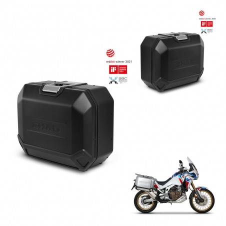 SHAD Side cases + 4p hardware TR36L TERRA BLACK EDITION (1U) KIT-435370