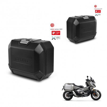 SHAD Side cases + 4p hardware TR36L TERRA BLACK EDITION (1U) KIT-435393