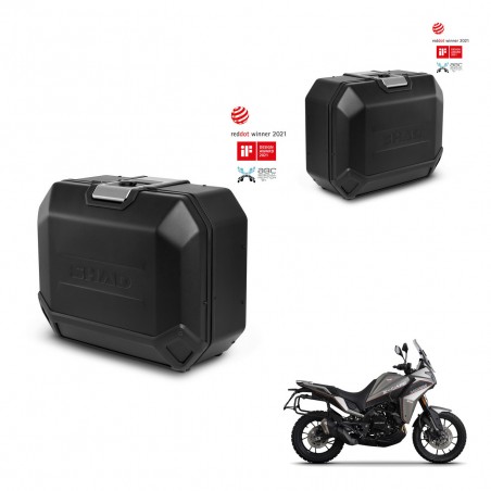 SHAD Side cases + 4p hardware TR36L TERRA BLACK EDITION (1U) KIT-435410