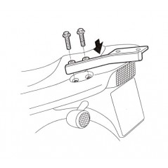 SHAD Baul trasero + parrilla soporte montaje KIT-448038