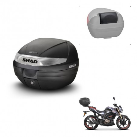 SHAD Trunk SH29 + mounting bracket backrest KIT-435840