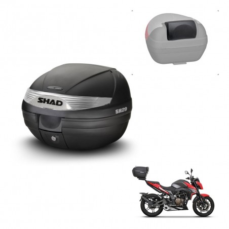 SHAD Baul SH29 + soporte montaje respaldo KIT-436112