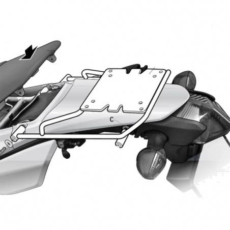 SHAD SHAD Top Master fixing for motorcycle pannier anchors and supports H0CR22ST