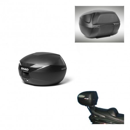 SHAD Baul SH39 + soporte montaje respaldo KIT-437003