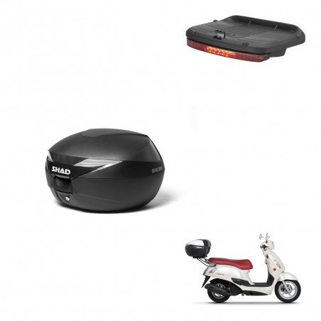 SHAD Trunk SH39 + mounting bracket brake light KIT-437089