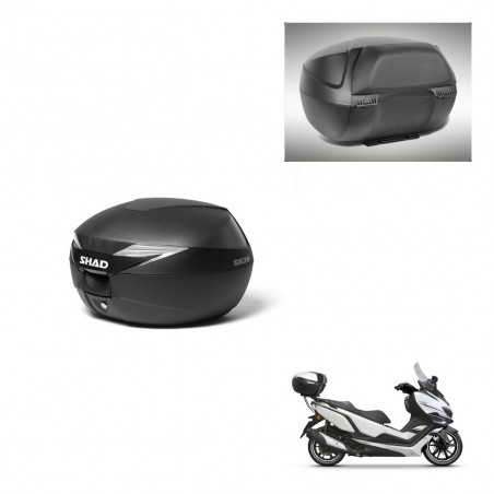 SHAD Baul SH39 + soporte montaje respaldo KIT-437106