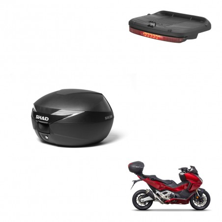 SHAD Trunk SH39 + mounting bracket brake light KIT-437283