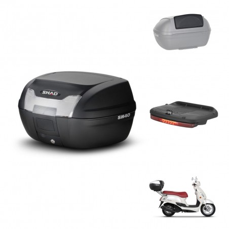 SHAD Baul SH40 + soporte montaje accesorios KIT-437497