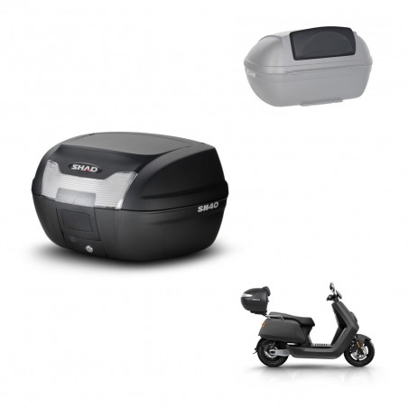 SHAD Baul SH40 + soporte montaje respaldo KIT-437504