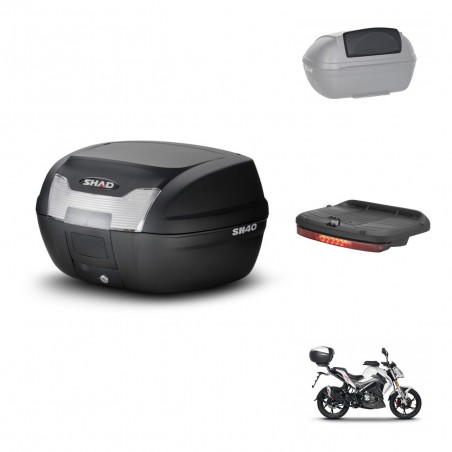SHAD Baul SH40 + soporte montaje accesorios KIT-437517